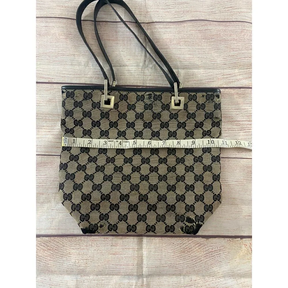 Gucci Women's Canvas All Over Monogram Print Hand Bag - OS - Picture 6 of 16